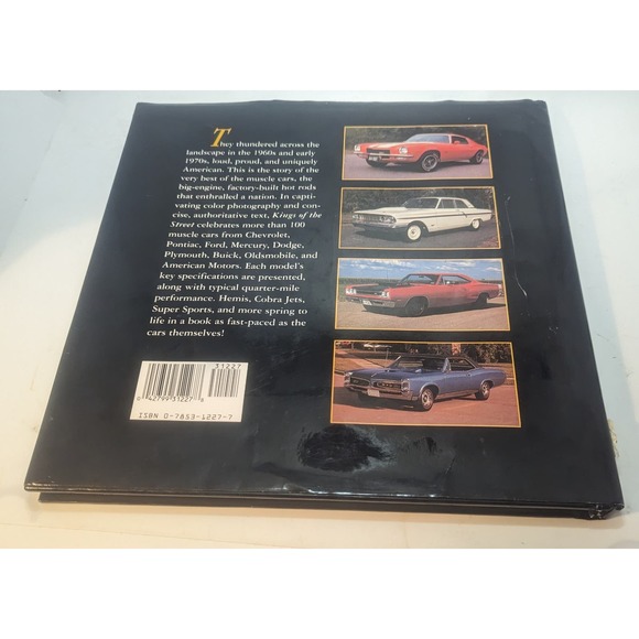Kings of the Street: American Muscle Cars 1995 by Auto Editors Consumer Guide HC - Picture 4 of 5